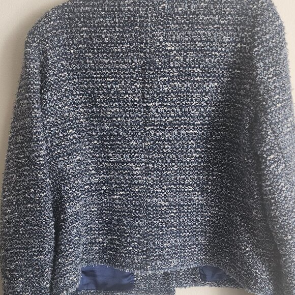 Generation Love Kristen Indigo Tweed Jacket-Med-EUC - Picture 5 of 5